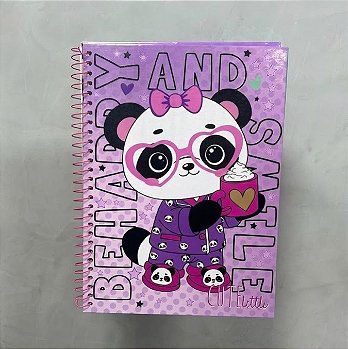 CADERNO 1X1 CD 80F CUTE LITTLE C/ADESIVOS SMART CADERNOS
