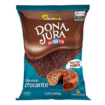 GRANULADO CROCANTE CHOCOLATE 1,005KG DONA JURA