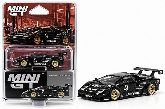Mini GT - Lamborghini Countach LB-WORKS Black #1081