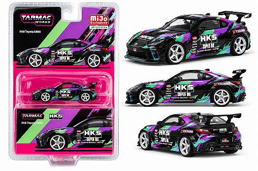 Tarmac Works Mijo Exclusives - HKS Toyota GR86 1:64