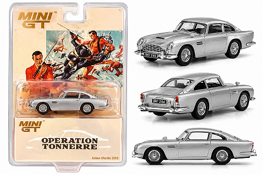 Mini GT - 007 Operation Tonerre Aston Martin Db5 Goldfinger #901