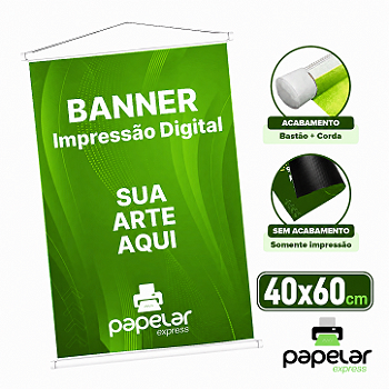 Banner Personalizado em Lona 280g com Ilhós