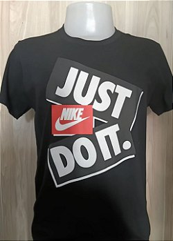Camiseta Masculina Nike Algodão Preta
