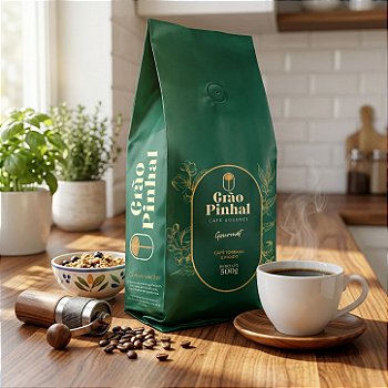 Café Grão Pinhal Gourmet Torrado e Moído 500G