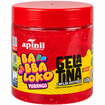 Gelatina Capilar Babbaloko Morango