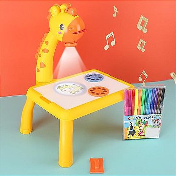 Projetor LED de Animações Infantil Amarelo