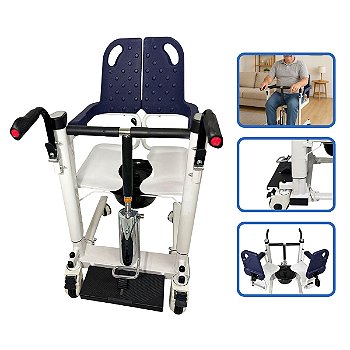 Cadeira De Transferência Em Alumínio Senior Care CTALU Até 100Kg - Supermedy