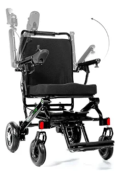 Cadeira De Rodas Motorizada Até 120 Kg Modelo D15A Compact In - Power Lite
