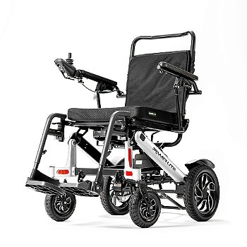Cadeira De Rodas Motorizada Leve Pop S D23 Prata - Power Lite