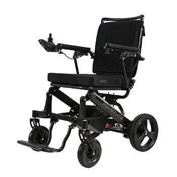 Cadeira De Rodas Motorizada Compact Pop D23A Preto Até 110 Kg - Power Lite