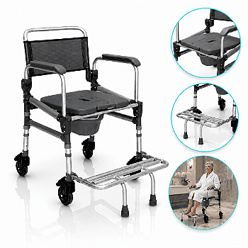 Cadeira De Banho Alumínio Premium Max 150Kg SC106 – Hidrolight