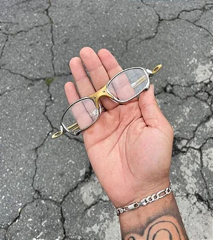 Óculos Oakley Juliet Metal Pinada 24K Lente Transparente