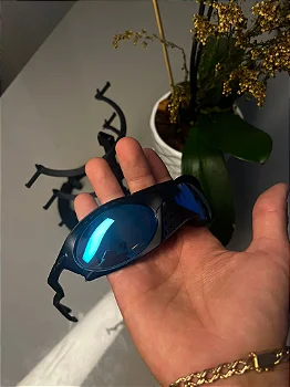 PLANTARIS NASAL REMOVIVEL PRETA LENTE AZUL BEBE