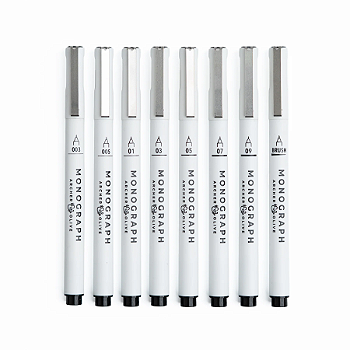 Monograph Studio (8 canetas) - Archer & Olive