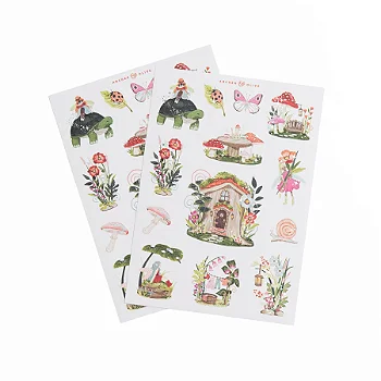 Stickers: Literary Frog - Archer & Olive