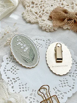 Journaling Clip: Lily of the Valley - Leela Journals