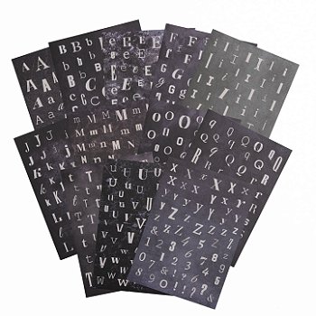 Stickers: Black Deluxe Letter - Archer & Olive