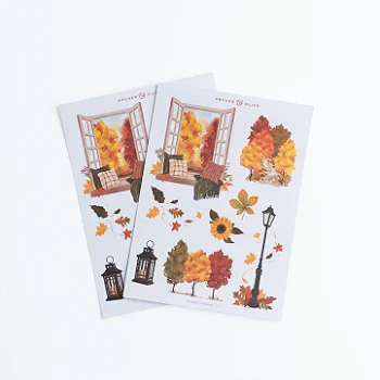 Stickers: Swirling Leaves - Archer & Olive