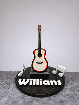 Violão Decorativo com Nome Personalizado