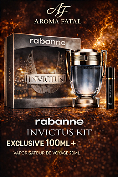 Kit Invictus Eau de Toilette 100ml + Travel Spray 20ml