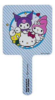 Espelho De Mão Hello Kitty And Friends - Klass Vough Azul