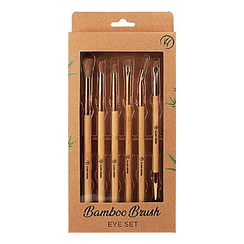 Kit Pincel De Maquiagem Klass Vough Bamboo Eye Set Bes-01
