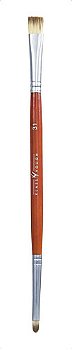 Pincel Duplo Para Delinear Brown Line 31 - Klass Vough