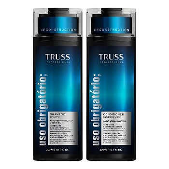 Kit Shampoo e condicionador Uso obrigatorio Truss