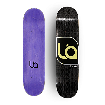 Shape LA Foil Preto Maple Canadense | Lâmina SkateBoards