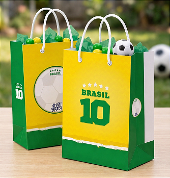 10 Sacolinhas Surpresas Copa do Mundo Brasil