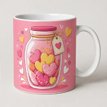 Caneca de Porcelana Amor - 350ml