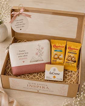 Kit Necessaire Flat Personalizadas - Dia dos Professores