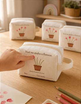 Kit Necessaire Florescer Interativa Personalizada - Dia dos Professores
