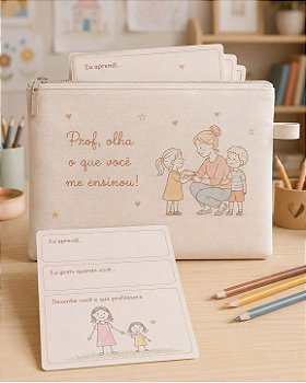 Pasta Aprender Interativa Personalizada - Dia dos Professores