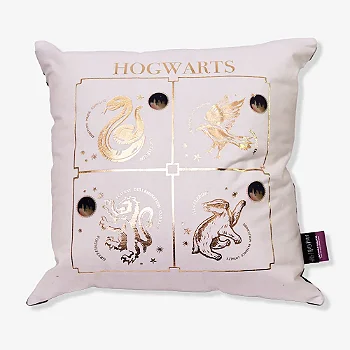 Almofada Casas Douradas Hogwarts - Harry Potter