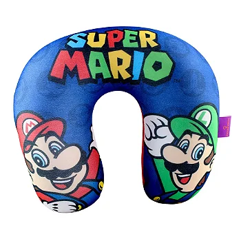 Almofada de Pescoço Microperolas - Super Mario
