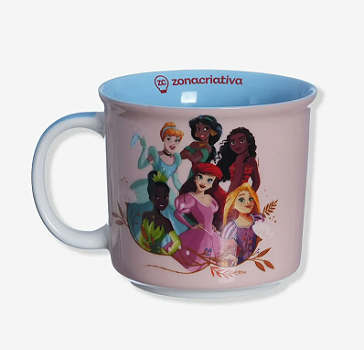 Caneca Tom Princesas