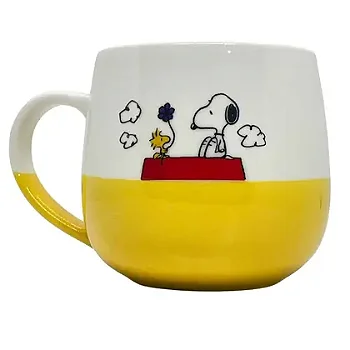 Caneca Maggie Amarela - Snoopy