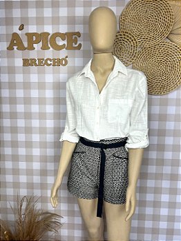 Shorts Talienk Estampado Tamanho 36