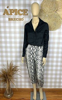 Calça Cruise Estampa Animal Print Size 40