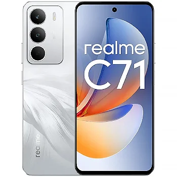 Smartphone Realme C71 Dual SIM de 128GB 4GB RAM NFC - White Swan