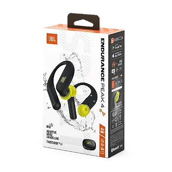 JBL, Fone de Ouvido Esportivo, Endurance Peak 4, IP68, ANC - Preto
