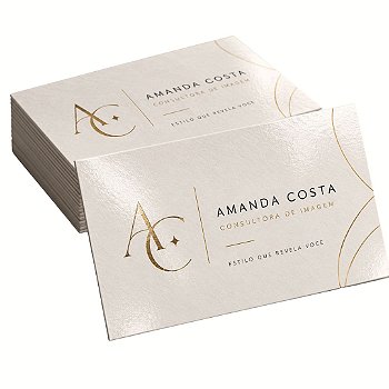100 Cartões de visita 250g