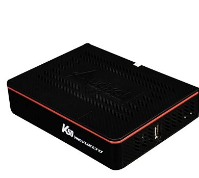 Receptor Digital FTA Audisat K50 Revuelto IKS / SKS - Preto