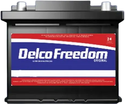 Bateria Delco Freedom DFTF50AD 24 meses de garantia 12v/50AH CAIXA ALTA.