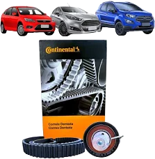 Kit Correia Dentada Contitech CT881K3 - Ford Ecosport, Focus e New Fiesta 1.6 16V Sigma.
