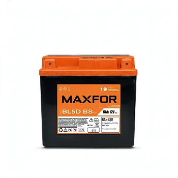 Bateria Moto Maxfor 12V 5Ah BL5DBS