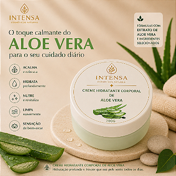 Creme Hidratante Corporal de Aloe Vera