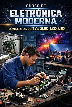 Curso Completo Eletrônica Moderna E Conserto De Tvs Led/lcd