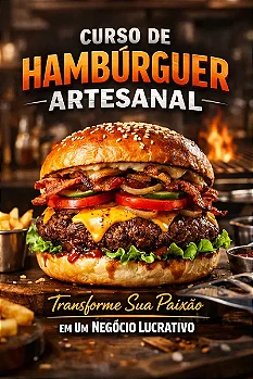 Curso Completo De Hambúrguer Artesanal - Aprenda Do Zero